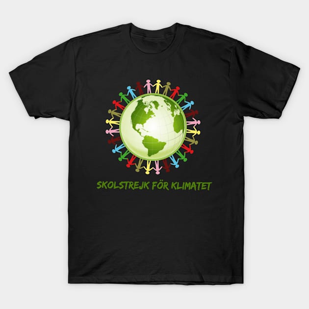 Skolstrejk för klimatet T-Shirt by KenoArt